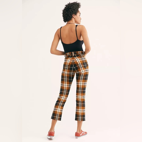 Lykke Wullf Plaid Ranch Prairiecore Country Transitional Earthy Pants XS - Picture 6 of 10